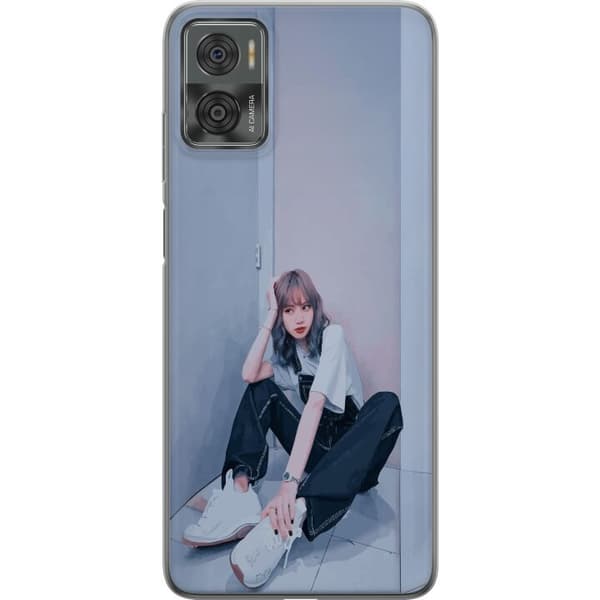 Motorola Moto E22i Genomskinligt Skal Lisa from Blackpink – K-pop Style Icon