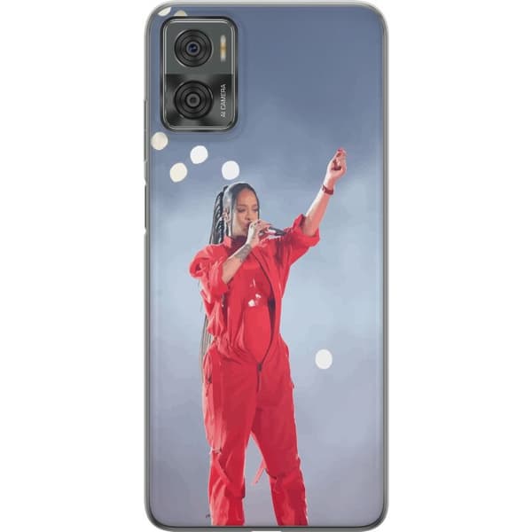 Motorola Moto E22i Genomskinligt Skal Rihanna – Trendsetting Looks & Style
