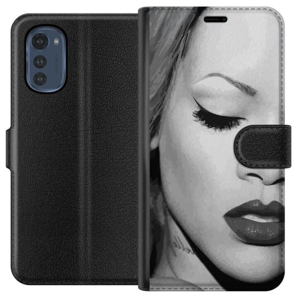 Motorola Moto E32s Tegnebogsetui Rihanna – Aesthetic Edit 2025