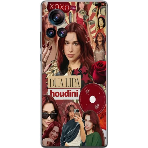 Motorola Edge 30 Ultra Gjennomsiktig deksel Dua Lipa – Fashion & Style Edit