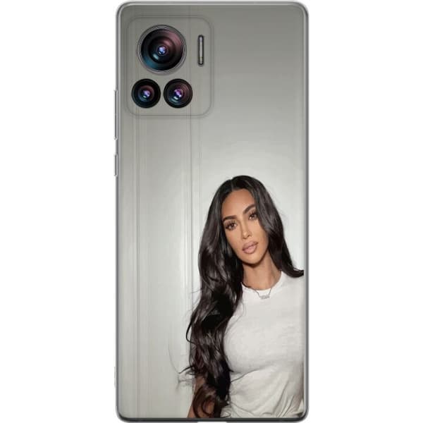 Motorola Edge 30 Ultra Genomskinligt Skal Kim Kardashian – Iconic Style Collection