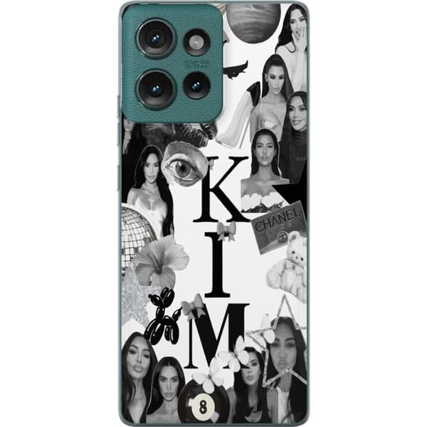 Motorola Edge 50 Gennemsigtig cover Kim Kardashian – Aesthetic Look 2025