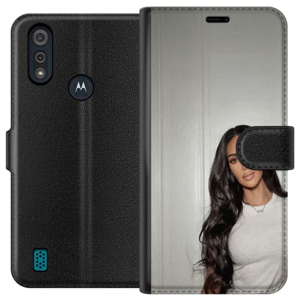 Motorola Moto E6i Lompakkokotelo Kim Kardashian – Iconic Style Collection