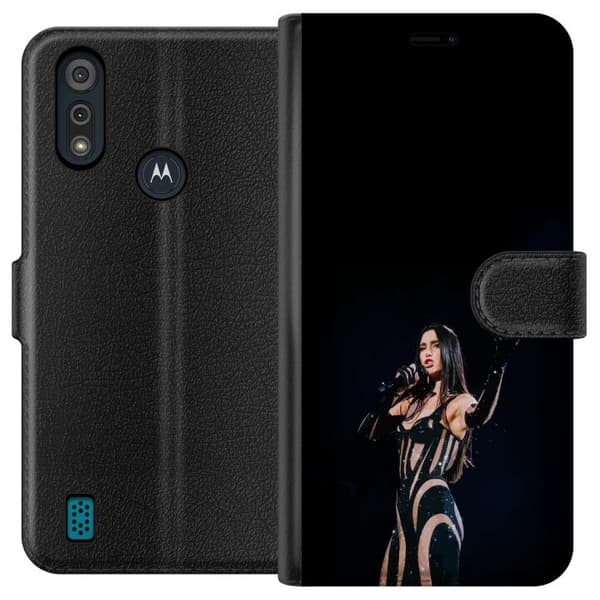 Motorola Moto E6i Lompakkokotelo Dua Lipa – Pop Star Aesthetic