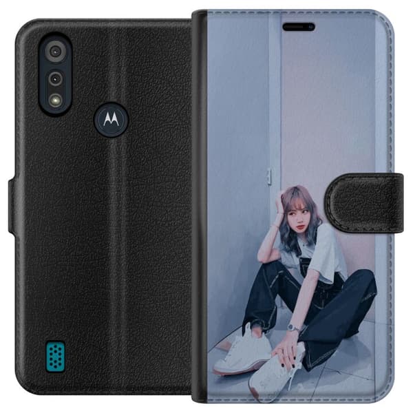 Motorola Moto E6i Tegnebogsetui Lisa from Blackpink – K-pop Style Icon