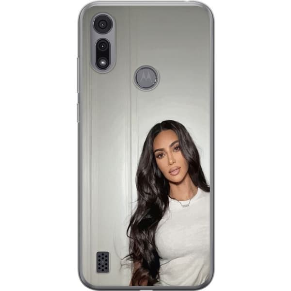 Motorola Moto E6i Läpinäkyvä kuori Kim Kardashian – Iconic Style Collection