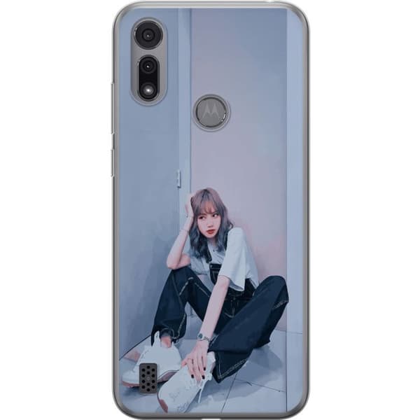 Motorola Moto E6i Genomskinligt Skal Lisa from Blackpink – K-pop Style Icon
