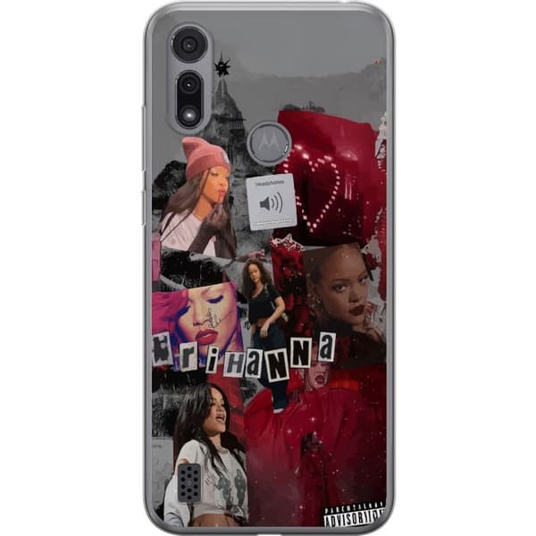 Motorola Moto E6i Gjennomsiktig deksel Rihanna – Iconic Fashion Moments