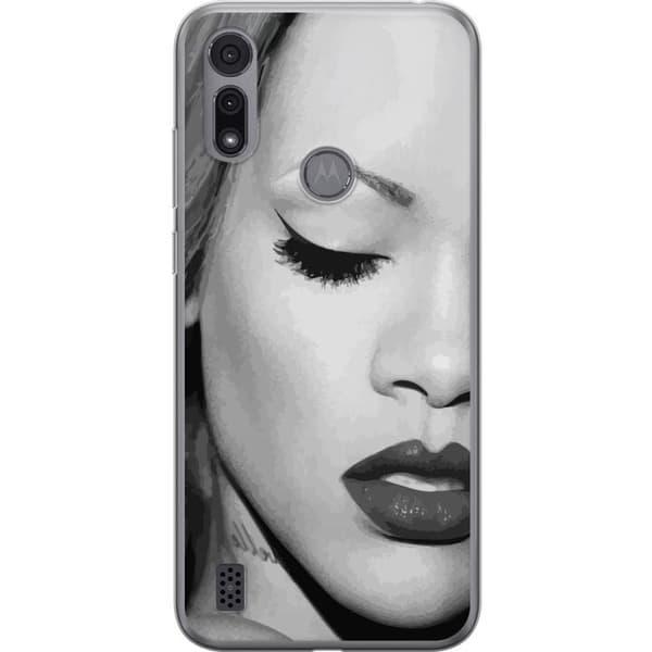 Motorola Moto E6i Läpinäkyvä kuori Rihanna – Aesthetic Edit 2025