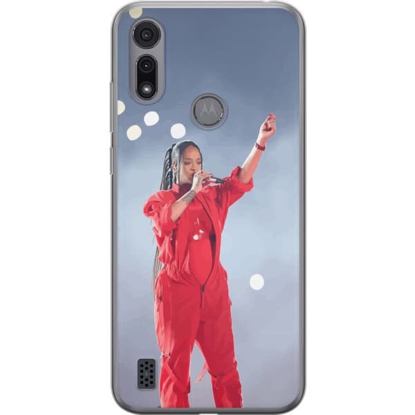 Motorola Moto E6i Gjennomsiktig deksel Rihanna – Trendsetting Looks & Style