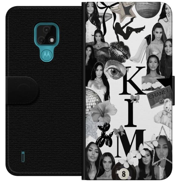 Motorola Moto E7 Plånboksfodral Kim Kardashian – Aesthetic Look 2025