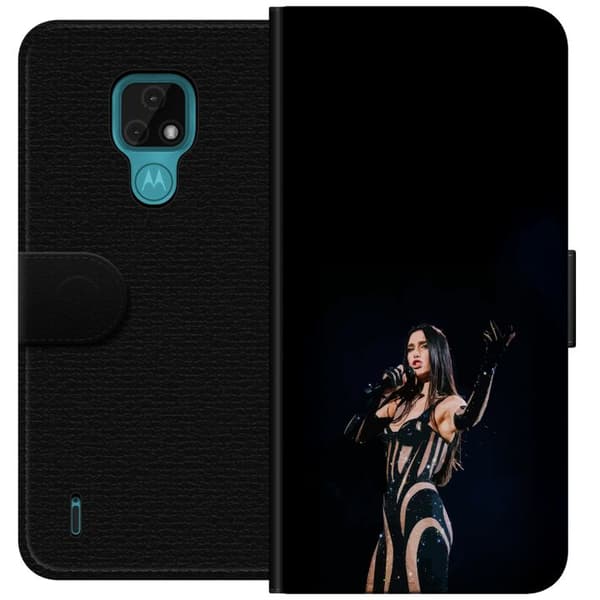 Motorola Moto E7 Plånboksfodral Dua Lipa – Pop Star Aesthetic