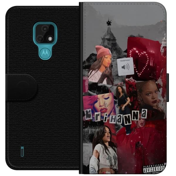 Motorola Moto E7 Plånboksfodral Rihanna – Iconic Fashion Moments