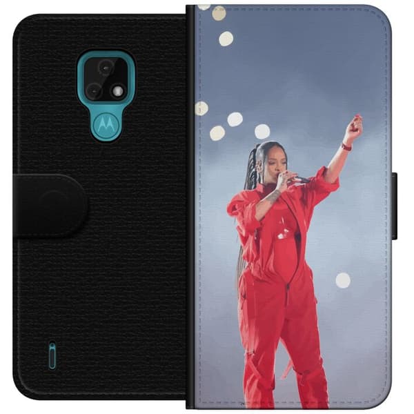 Motorola Moto E7 Plånboksfodral Rihanna – Trendsetting Looks & Style