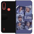 Miniatyrbilde 1 av 3: Motorola Moto E7 Power Lommeboketui Lisa Blackpink – Aesthetic K-pop Queen