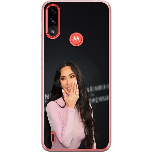 Motorola Moto E7 Power Gennemsigtig cover Kim Kardashian – Trending Outfits 2025