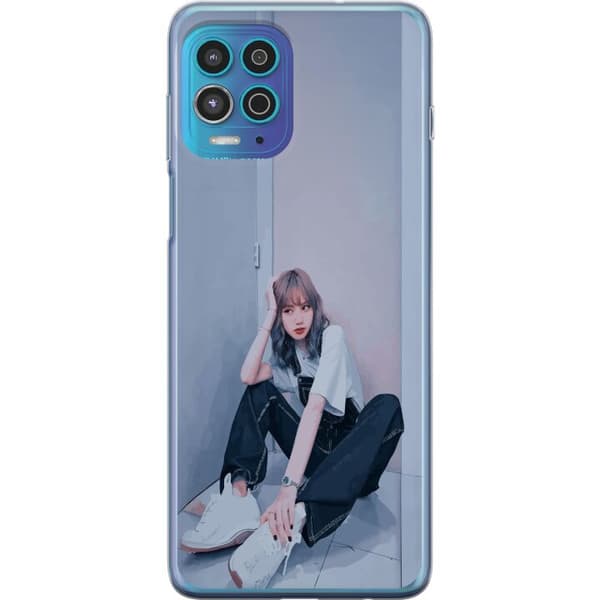 Motorola Moto G100 Gennemsigtig cover Lisa from Blackpink – K-pop Style Icon