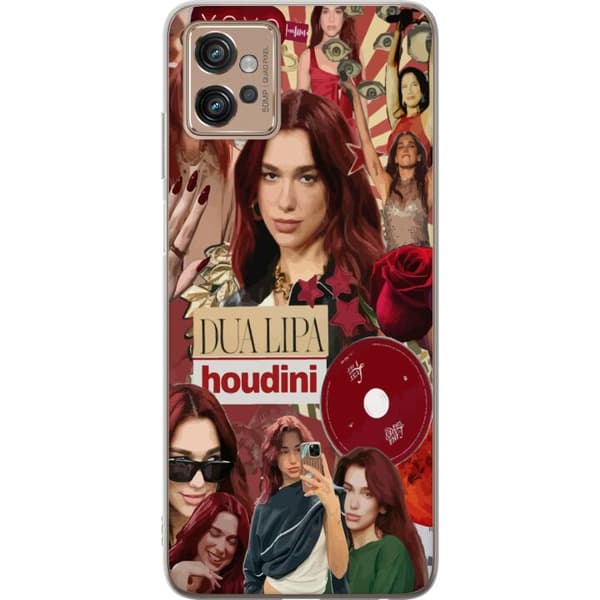 Motorola Moto G32 Gennemsigtig cover Dua Lipa – Fashion & Style Edit