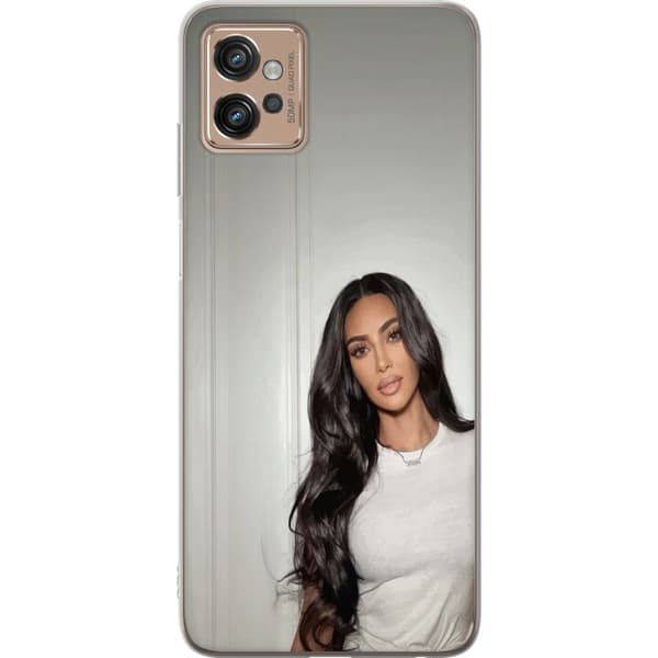 Motorola Moto G32 Läpinäkyvä kuori Kim Kardashian – Iconic Style Collection