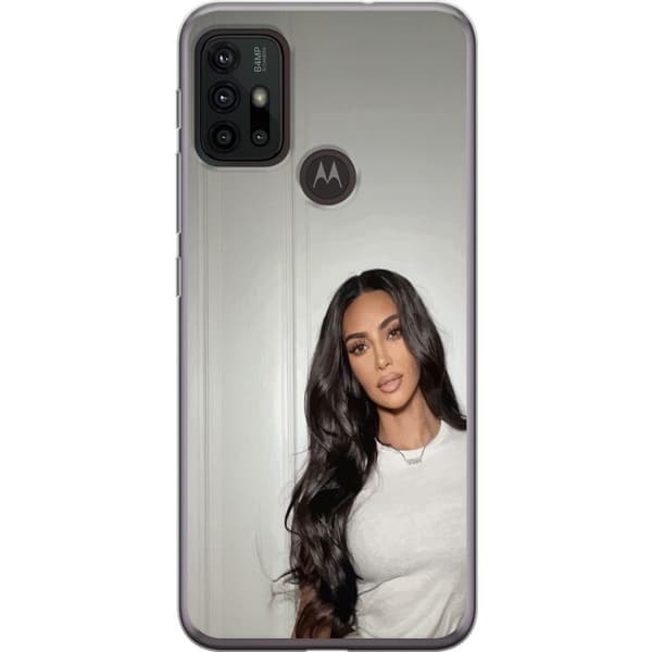 Motorola Moto G30 Gjennomsiktig deksel Kim Kardashian – Iconic Style Collection