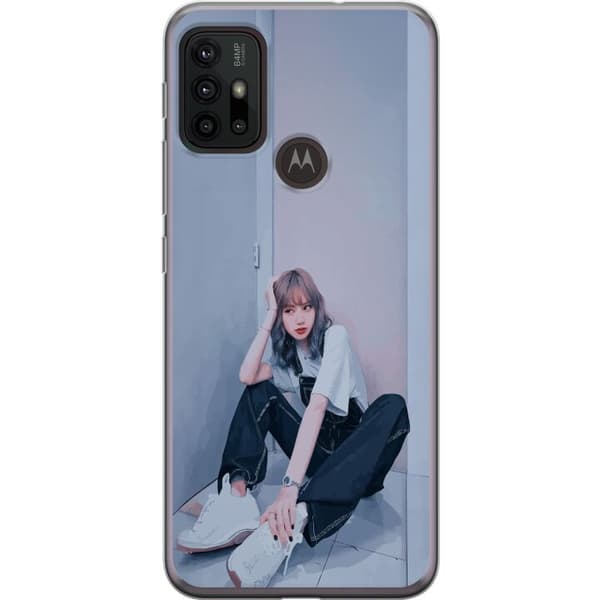 Motorola Moto G30 Gjennomsiktig deksel Lisa from Blackpink – K-pop Style Icon