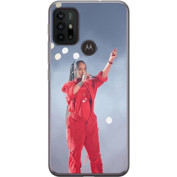 Motorola Moto G30 Gjennomsiktig deksel Rihanna – Trendsetting Looks & Style