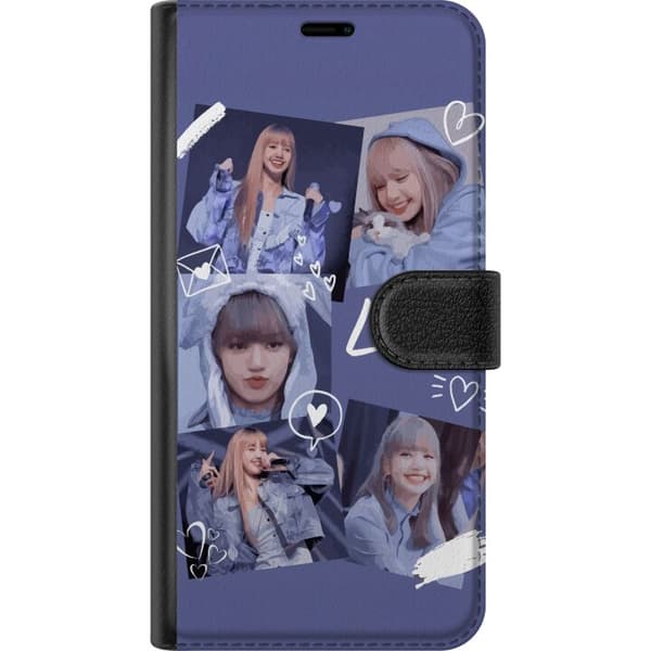Motorola Moto G34 Lompakkokotelo Lisa Blackpink – Aesthetic K-pop Queen