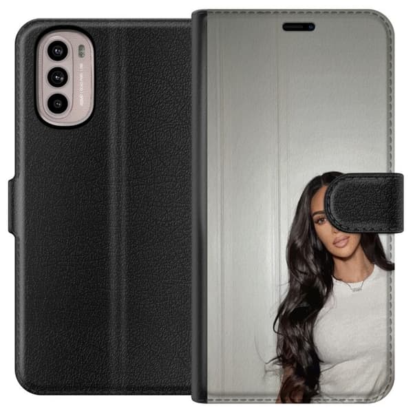 Motorola Moto G41 Plånboksfodral Kim Kardashian – Iconic Style Collection