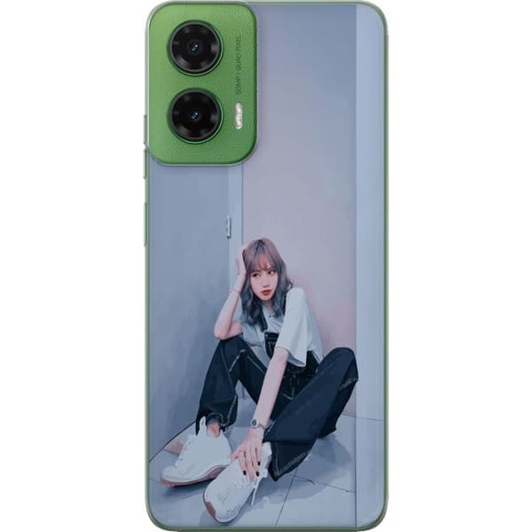 Motorola Moto G35 Genomskinligt Skal Lisa from Blackpink – K-pop Style Icon