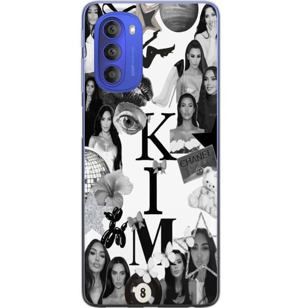 Motorola Moto G51 5G Gjennomsiktig deksel Kim Kardashian – Aesthetic Look 2025