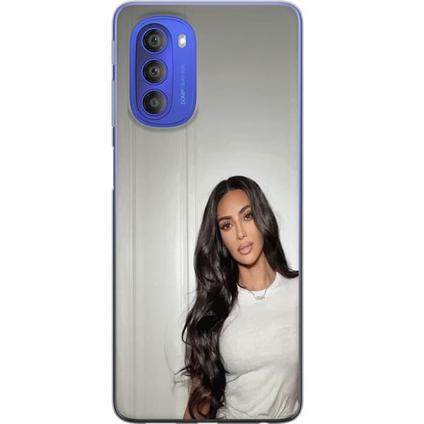 Motorola Moto G51 5G Gennemsigtig cover Kim Kardashian – Iconic Style Collection