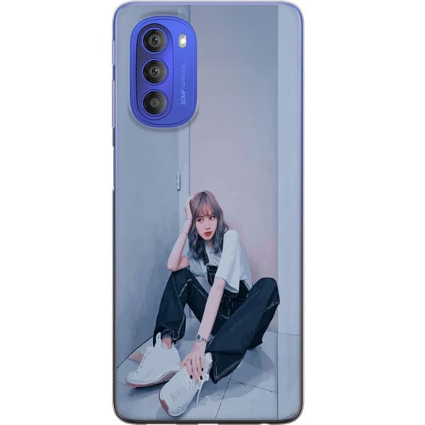 Motorola Moto G51 5G Läpinäkyvä kuori Lisa from Blackpink – K-pop Style Icon