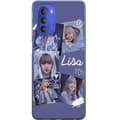 Miniatyrbilde 1 av 3: Motorola Moto G51 5G Gjennomsiktig deksel Lisa Blackpink – Aesthetic K-pop Queen