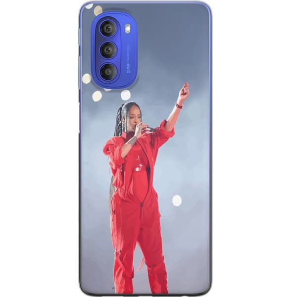 Motorola Moto G51 5G Gjennomsiktig deksel Rihanna – Trendsetting Looks & Style