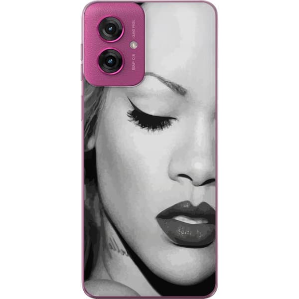 Motorola Moto G55 Genomskinligt Skal Rihanna – Aesthetic Edit 2025