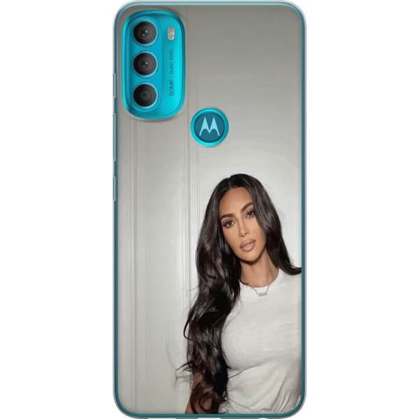 Motorola Moto G71 5G Genomskinligt Skal Kim Kardashian – Iconic Style Collection