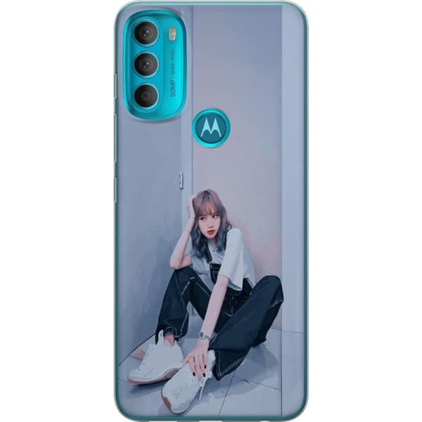 Motorola Moto G71 5G Gjennomsiktig deksel Lisa from Blackpink – K-pop Style Icon