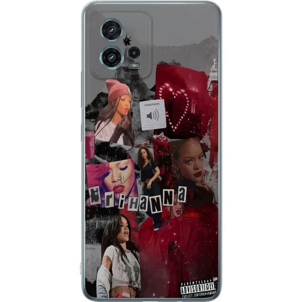 Motorola Moto G72 Gjennomsiktig deksel Rihanna – Iconic Fashion Moments