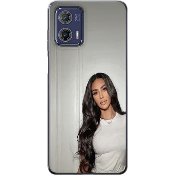 Motorola Moto G73 Gjennomsiktig deksel Kim Kardashian – Iconic Style Collection