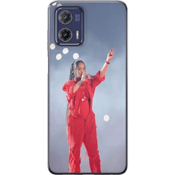 Motorola Moto G73 Genomskinligt Skal Rihanna – Trendsetting Looks & Style