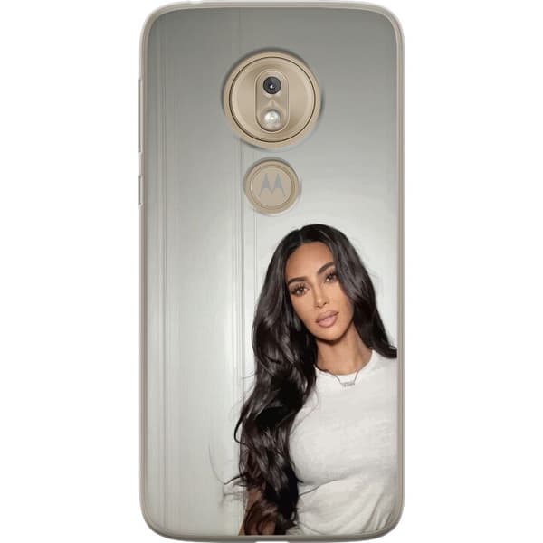 Motorola Moto G7 Play Gennemsigtig cover Kim Kardashian – Iconic Style Collection