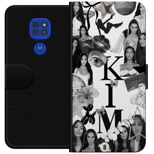 Motorola Moto G9 Play Tegnebogsetui Kim Kardashian – Aesthetic Look 2025