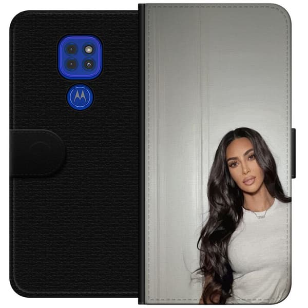 Motorola Moto G9 Play Lommeboketui Kim Kardashian – Iconic Style Collection