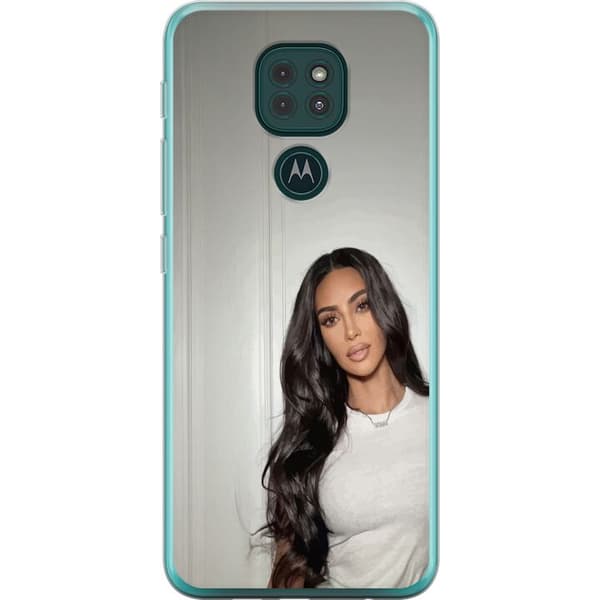Motorola Moto G9 Play Gennemsigtig cover Kim Kardashian – Iconic Style Collection
