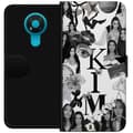 Miniatyrbild 1 av 3: Nokia 3.4 Plånboksfodral Kim Kardashian – Aesthetic Look 2025