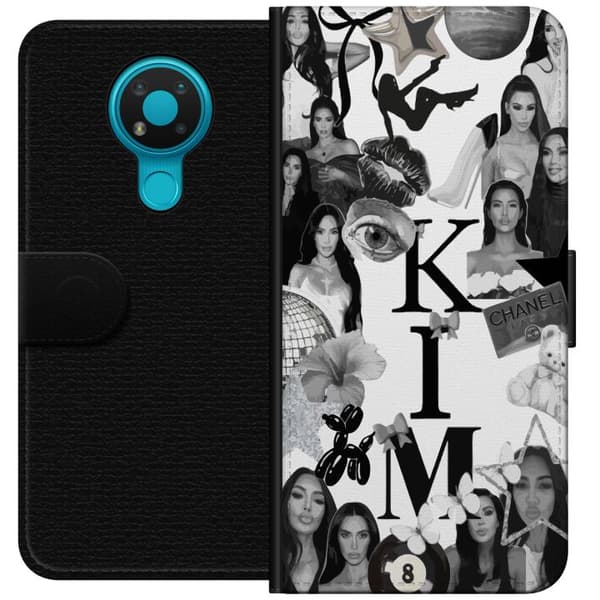 Nokia 3.4 Plånboksfodral Kim Kardashian – Aesthetic Look 2025