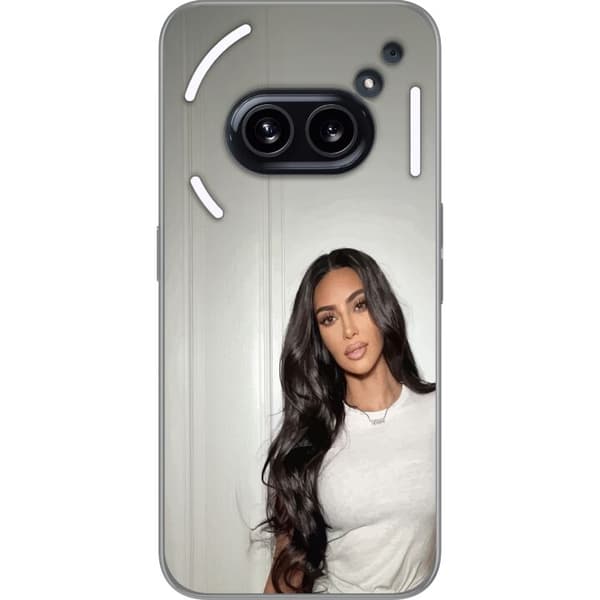 Nothing Phone (2a) Gennemsigtig cover Kim Kardashian – Iconic Style Collection