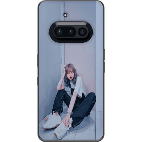Nothing Phone (3a) Gennemsigtig cover Lisa from Blackpink – K-pop Style Icon