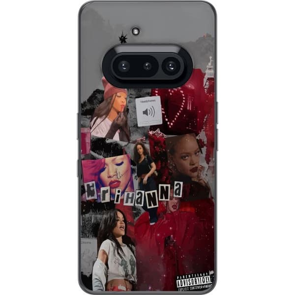 Nothing Phone (3a) Genomskinligt Skal Rihanna – Iconic Fashion Moments