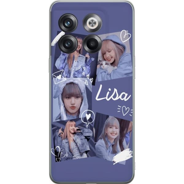 OnePlus 10T Läpinäkyvä kuori Lisa Blackpink – Aesthetic K-pop Queen